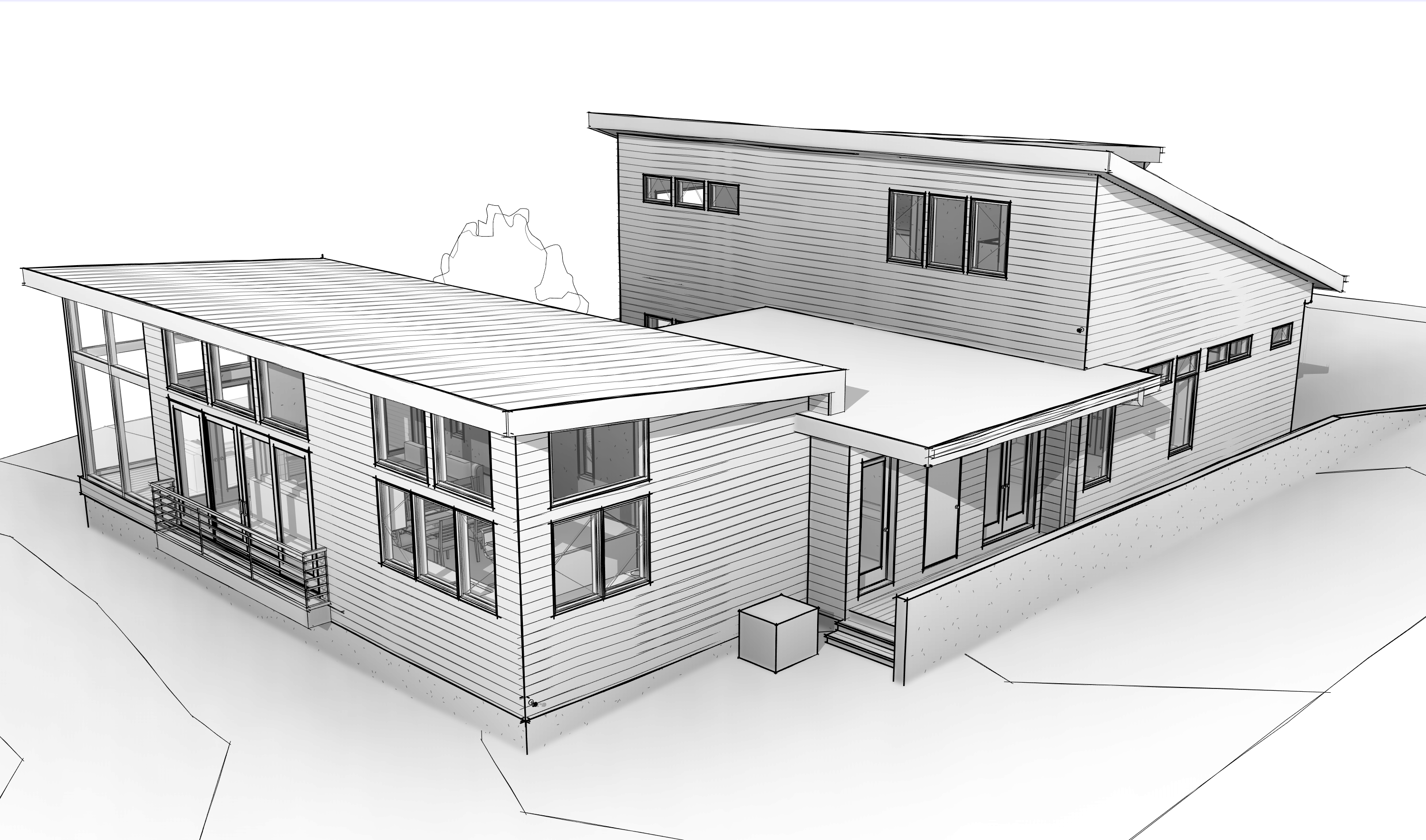 Phase one - a new single family residence.