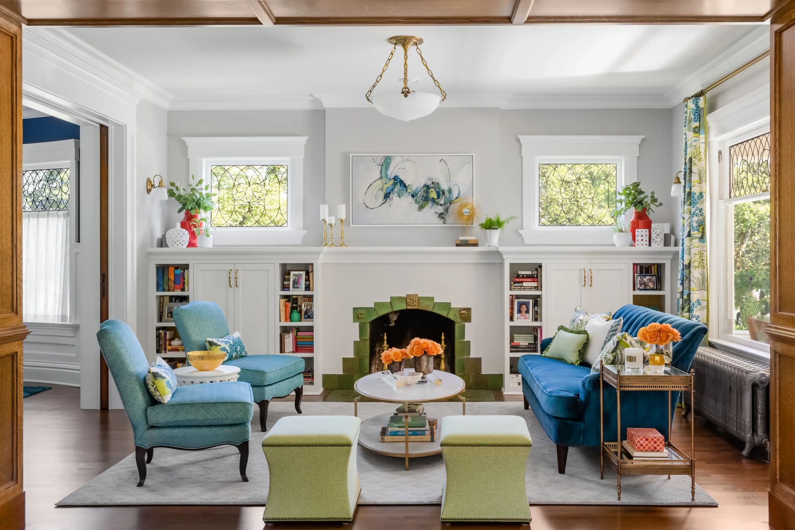 Capitol Hill, Seattle, Four Square home renovation, living room - Grande Dame